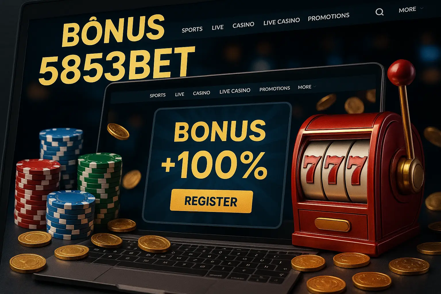 O bônus promocional 5853BET é uma ótima maneira de começar sua aventura