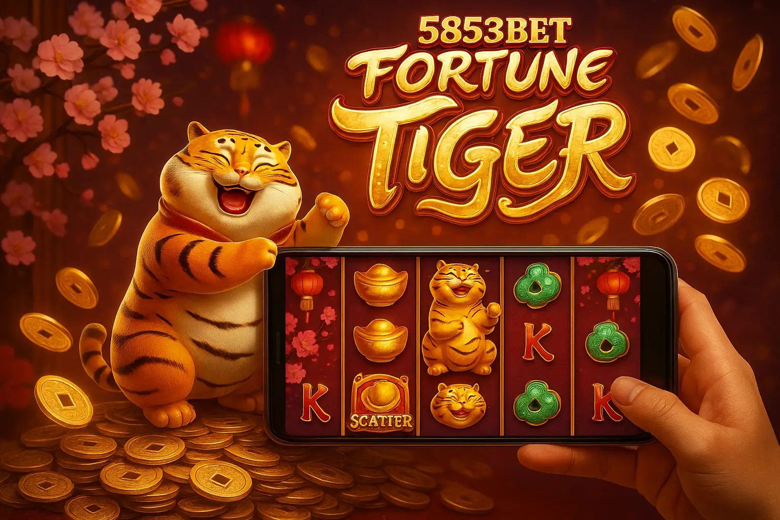 Fortune Tiger é um jogo imperdível no 5853BET Casino