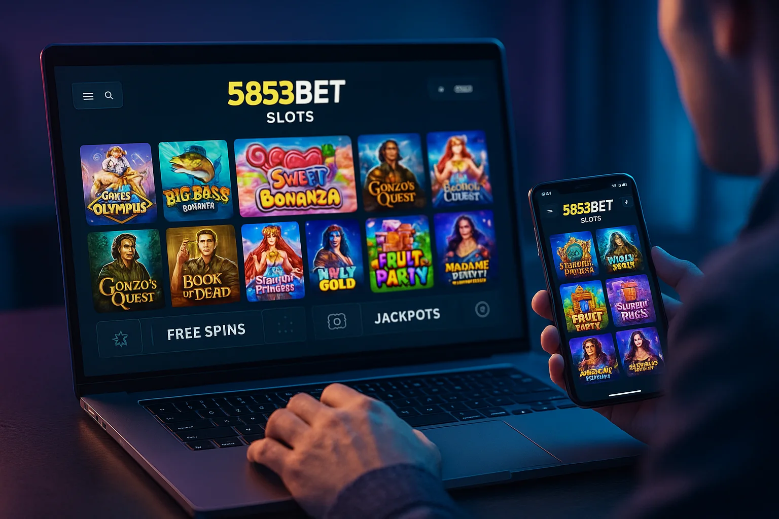 Explore o mundo das slot machines no 5853BET Casino